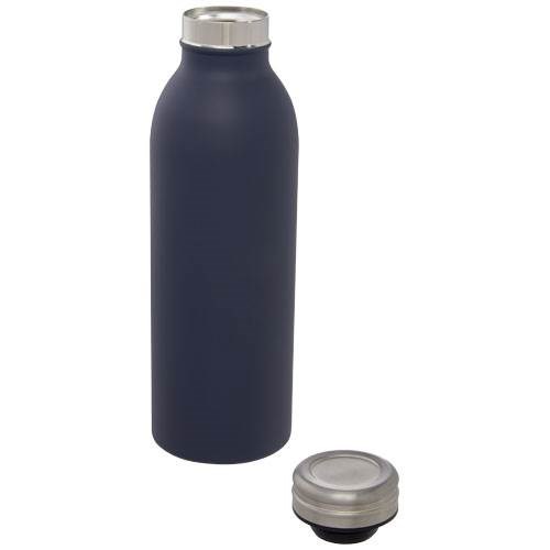 Obrázky: Medená fľaša, vákuová izolácia modrá, 500ml, Obrázok 2