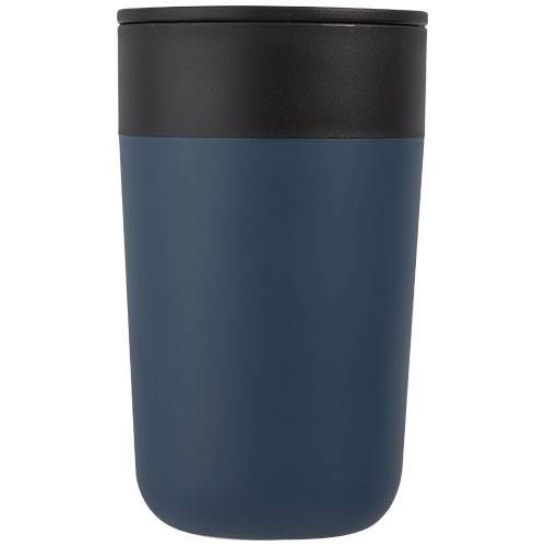 Obrázky: Modrý 400ml dvojstenný recyklovaný hrnček, Obrázok 4