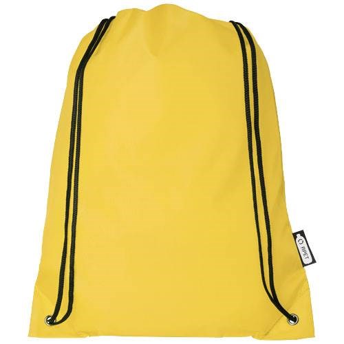 Obrázky: Sťahovací ruksak z recyklovaných PET žltá, Obrázok 6