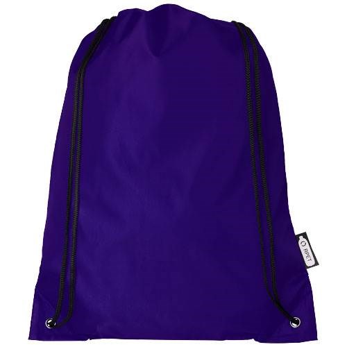 Obrázky: Sťahovací ruksak z recyklovaných PET fialová, Obrázok 6