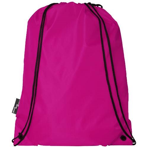 Obrázky: Sťahovací ruksak z recyklovaných PET ružová, Obrázok 2