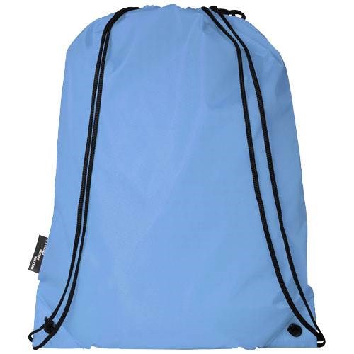 Obrázky: Sťahovací ruksak z recyklovaných PET sv. modrá, Obrázok 2