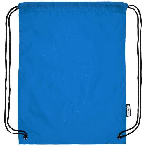 Obrázky: Sťahovací ruksak z recyklovaných PET oceán. modrá, Obrázok 5