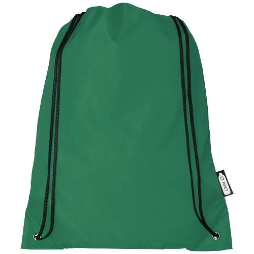 Obrázky: Sťahovací ruksak z recyklovaných PET zelená, Obrázok 6