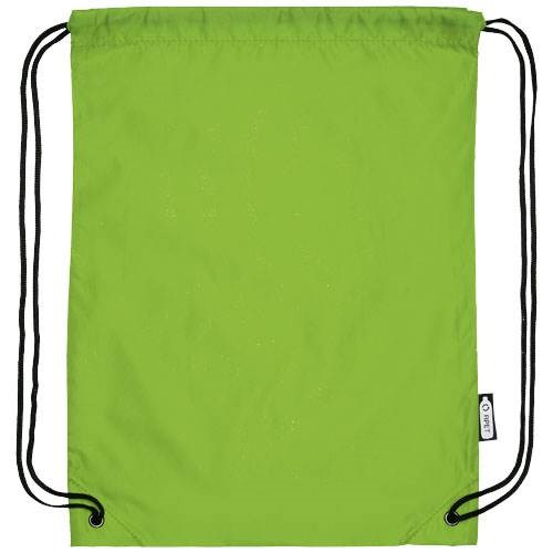 Obrázky: Sťahovací ruksak z recyklovaných PET limetková, Obrázok 5