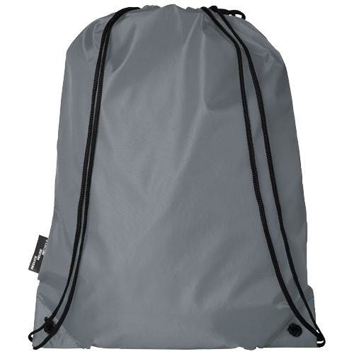 Obrázky: Sťahovací ruksak z recyklovaných PET šedá, Obrázok 2