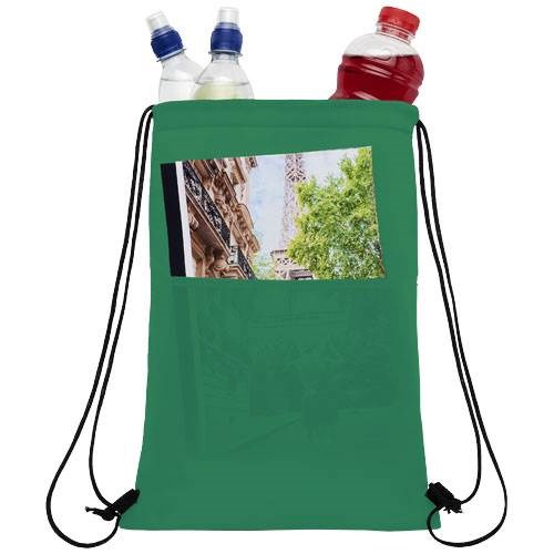 Obrázky: Zelená chladiaca taška/ruksak na 12 plechoviek, Obrázok 3
