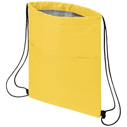 Obrázky: Žltá chladiaca taška/ruksak na 12 plechoviek, Obrázok 4