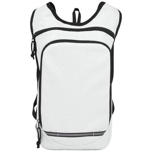 Obrázky: RPET vonkajší ruksak 6,5 l, biela, Obrázok 7
