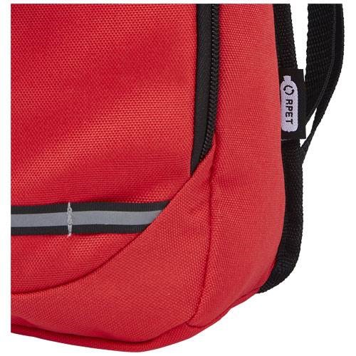 Obrázky: RPET vonkajší ruksak 6,5 l, červená, Obrázok 3