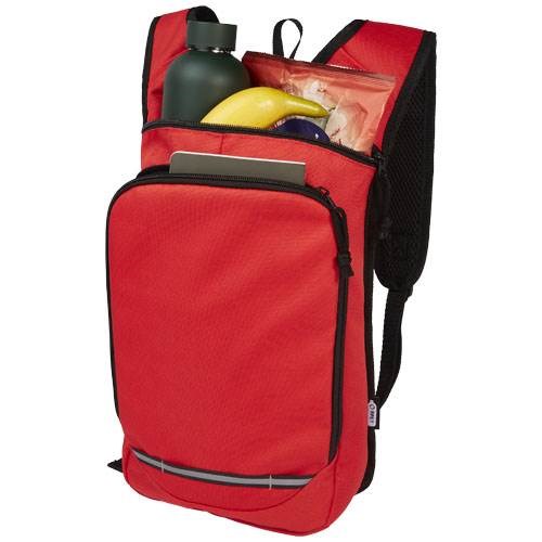 Obrázky: RPET vonkajší ruksak 6,5 l, červená, Obrázok 4