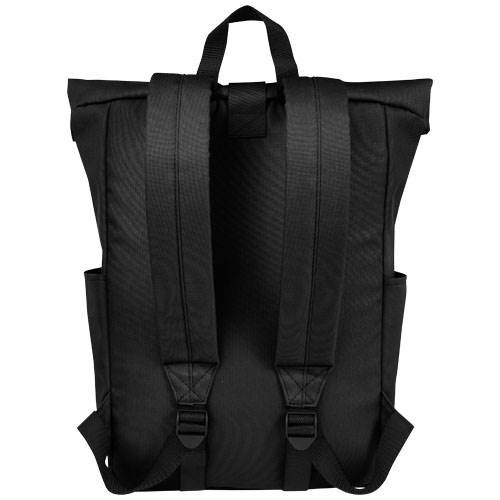 Obrázky: Čierny GRS RPET vodoodolný ruksak 18 l, Obrázok 2