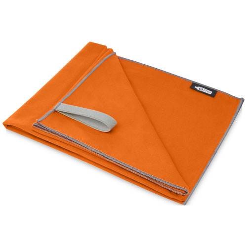 Obrázky: Oranžový ultraľahký uterák z recykl. PET v obale, Obrázok 3