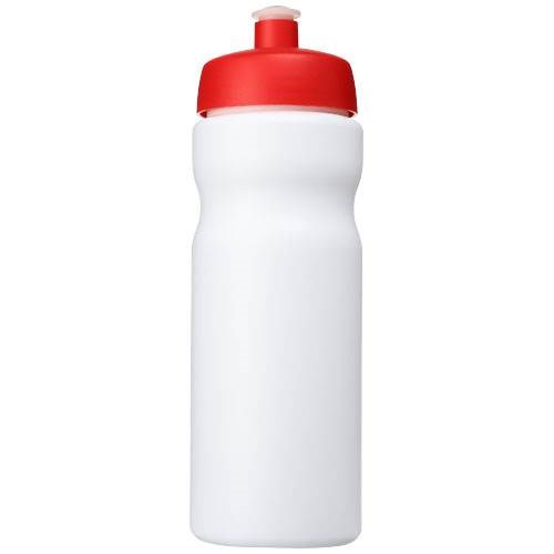 Obrázky: Športová fľaša 650 ml, biela, červené viečko, Obrázok 2