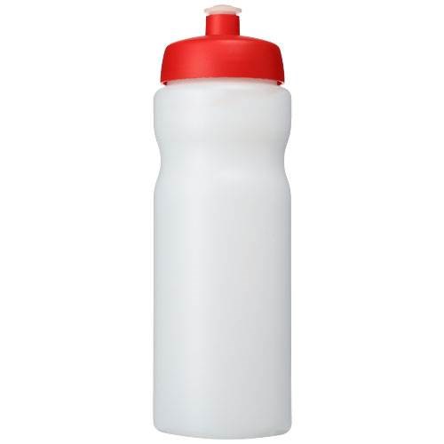 Obrázky: Športová fľaša 650 ml, priesvitná, červené viečko, Obrázok 2