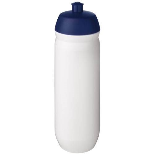 Obrázky: Športová fľaša 750 ml, biela, modré viečko, Obrázok 1