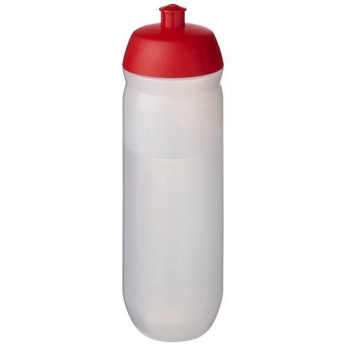 Obrázky: Športová fľaša 750 ml, priesvitná, červené viečko