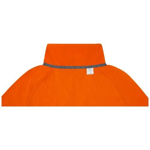 Obrázky: Zelus pánska flísová bunda ELEVATE oranžová XL, Obrázok 4