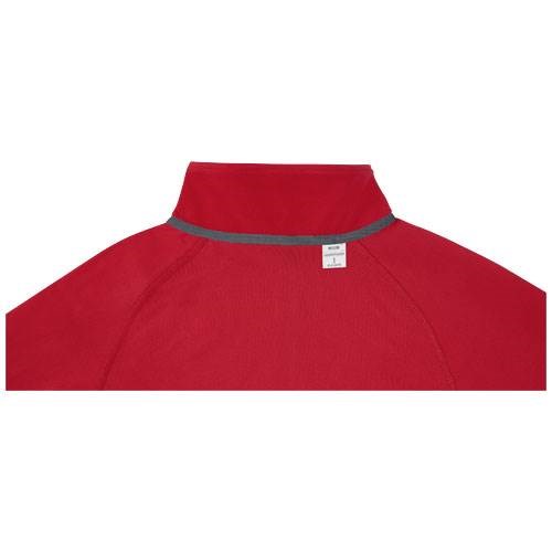 Obrázky: Zelus dámska flísová bunda ELEVATE červená XL, Obrázok 4