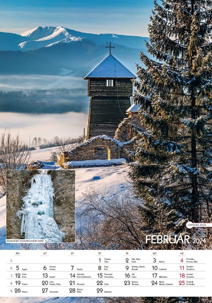 Obrázky: SPOZNÁVAME SLOVENSKO, nástenný kalendár 340X485 mm, Obrázok 2