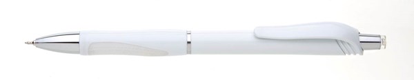Obrázky: MICRO,guličkové pero s mikrohrotom,biela, Obrázok 2