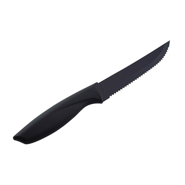 Obrázky: Čierny steakový nôž s čiernou čepeľou, Obrázok 3