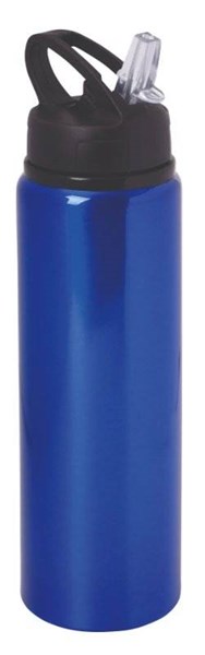 Obrázky: Modrá hliníková fľaša na pitie 800 ml s pítkom, Obrázok 1