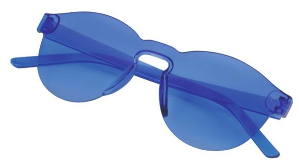 Obrázky: Trendy slnečné okuliare bez rámu, modré