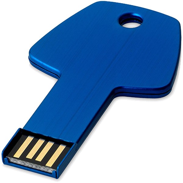 Obrázky: Nám. modrý hliník. USB flash disk 1GB, tvar kľúča