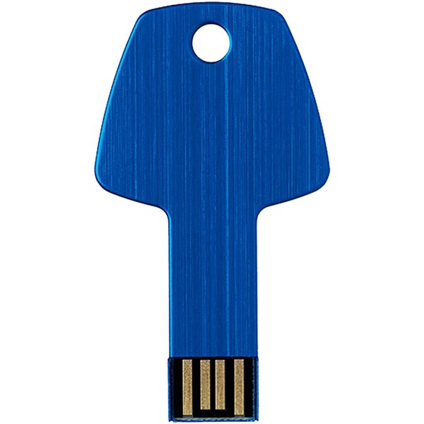 Obrázky: Nám. modrý hliník. USB flash disk 32GB, tvar kľúča, Obrázok 3