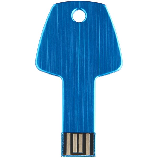 Obrázky: Sv. modrý hliník. USB flash disk 1GB, tvar kľúča, Obrázok 2