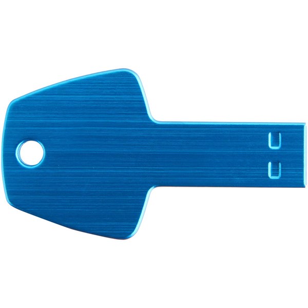 Obrázky: Sv. modrý hliník. USB flash disk 1GB, tvar kľúča, Obrázok 4