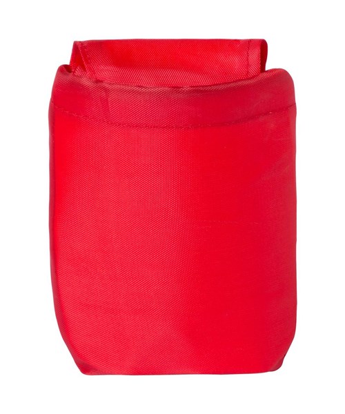 Obrázky: Ľahký skladací ruksak ,otvor na slúchadlá, červený, Obrázok 2