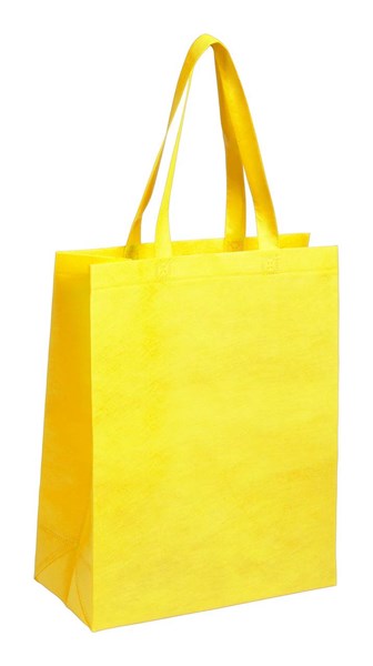 Obrázky: Žltá nákupná taška,netkaná textília, dlhé uši, Obrázok 1
