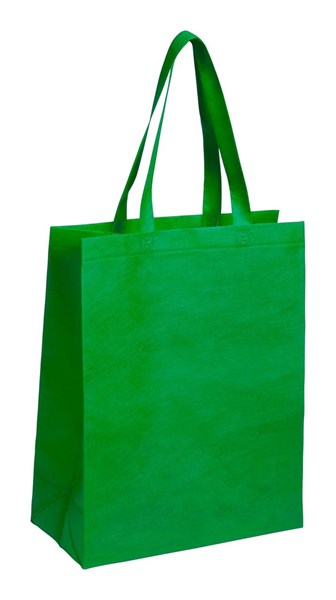 Obrázky: Zelená nákupná taška,netkaná textília,dlhé uši