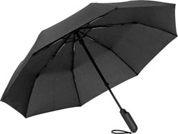 Obrázky: Čierny skladací dáždnik, elektrické otvár./zatvár.