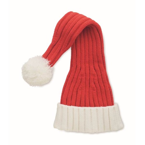 Obrázky: Dlhá pletená vianočná čiapka