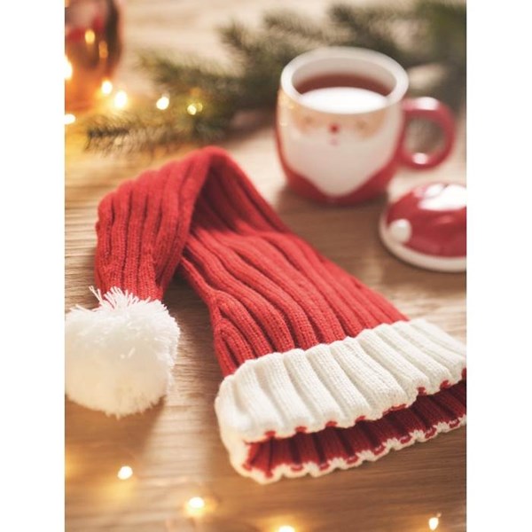 Obrázky: Dlhá pletená vianočná čiapka, Obrázok 5