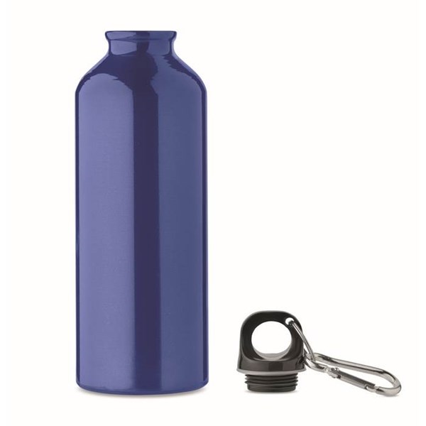 Obrázky: Modrá fľaša 500 ml z recyklovaného hliníka, Obrázok 2