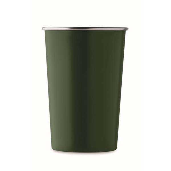 Obrázky: Tmavozelený hrnček z recyklovaného nerezu 300ml, Obrázok 2