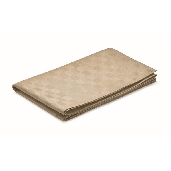Obrázky: Khaki behúň na stôl 140 x 40 cm z polyesteru