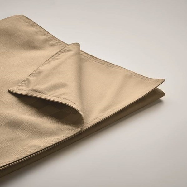 Obrázky: Khaki behúň na stôl 140 x 40 cm z polyesteru, Obrázok 3