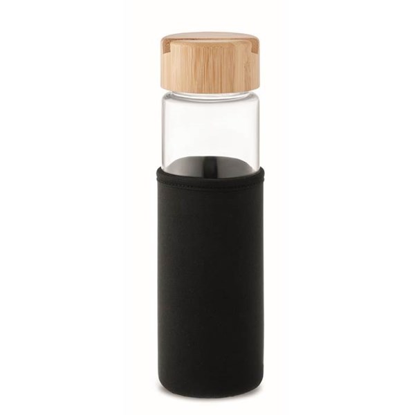 Obrázky: Sklenená fľaša 600 ml s obalom a funkciou stojanu, Obrázok 2