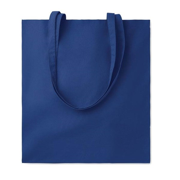 Obrázky: Modrá nákup. taška,dlhé uši, BIO BA 180 gr/m², Obrázok 1