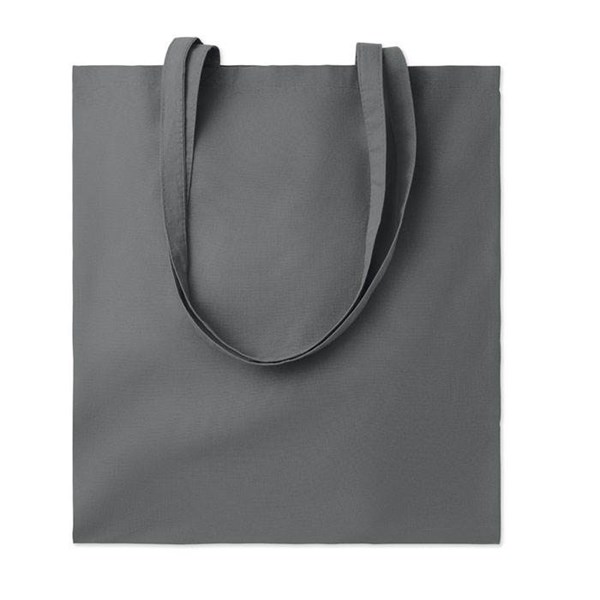 Obrázky: Tm. šedá nákup. taška,dlhé uši, BIO BA 180 gr/m², Obrázok 1