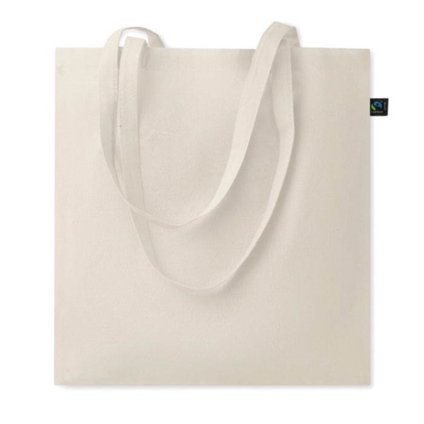 Obrázky: Prírodná bavlnená nákupná taška Fairtrade, 140 g
