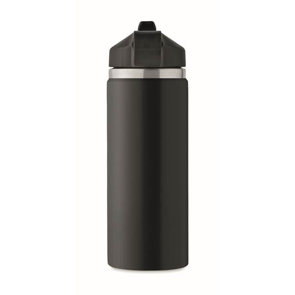 Obrázky: Čierna termofľaša 500 ml z rec.nerez ocele, Obrázok 5