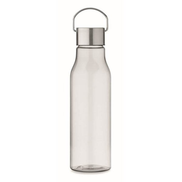 Obrázky: Transparentná fľaša z RPET 600 ml s nerez.viečkom, Obrázok 2