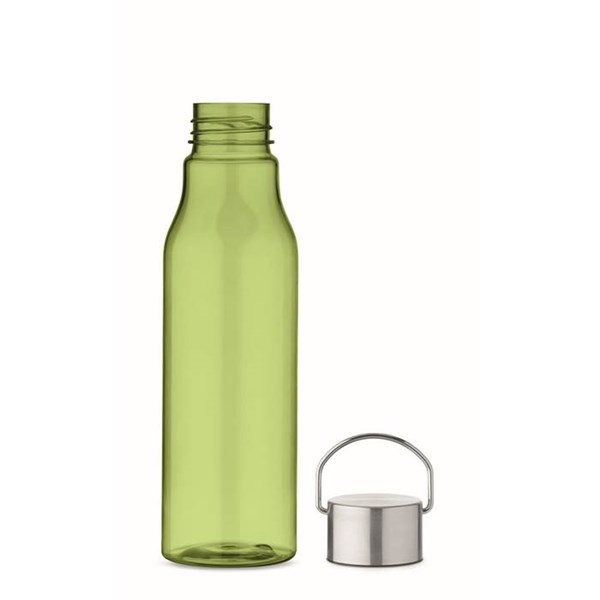 Obrázky: Zelená fľaša z RPET 600 ml s nerez.viečkom, Obrázok 3