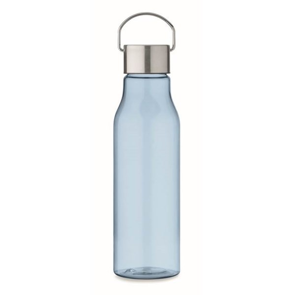 Obrázky: Sv.modrá fľaša z RPET 600 ml s nerez.viečkom, Obrázok 2